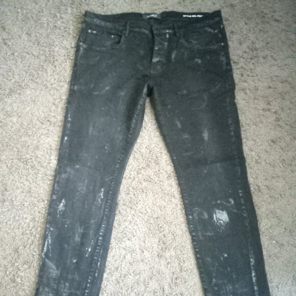Purple jeans